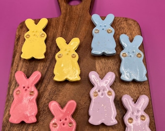 Bunny Buddies -Handmade Polymer Clay Magnets