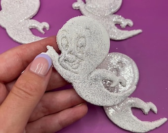 Casper the friendly Ghost -Handmade Polymer Clay Fridge  Magnet