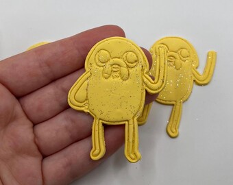 Adventure Time Jake Clay Magnet  -Handmade Polymer Clay Fridge Magnet