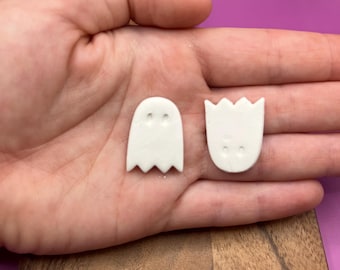 Baby Ghosts -Handmade Polymer Clay Magnets