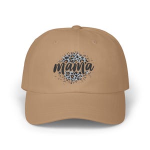Leopard Print Mama Cap Hat, Mom Gift, Women&#39;s Baseball Cap, Mother&#39;s Day Gift, Stylish Hat, Leopard Print Lover Gift