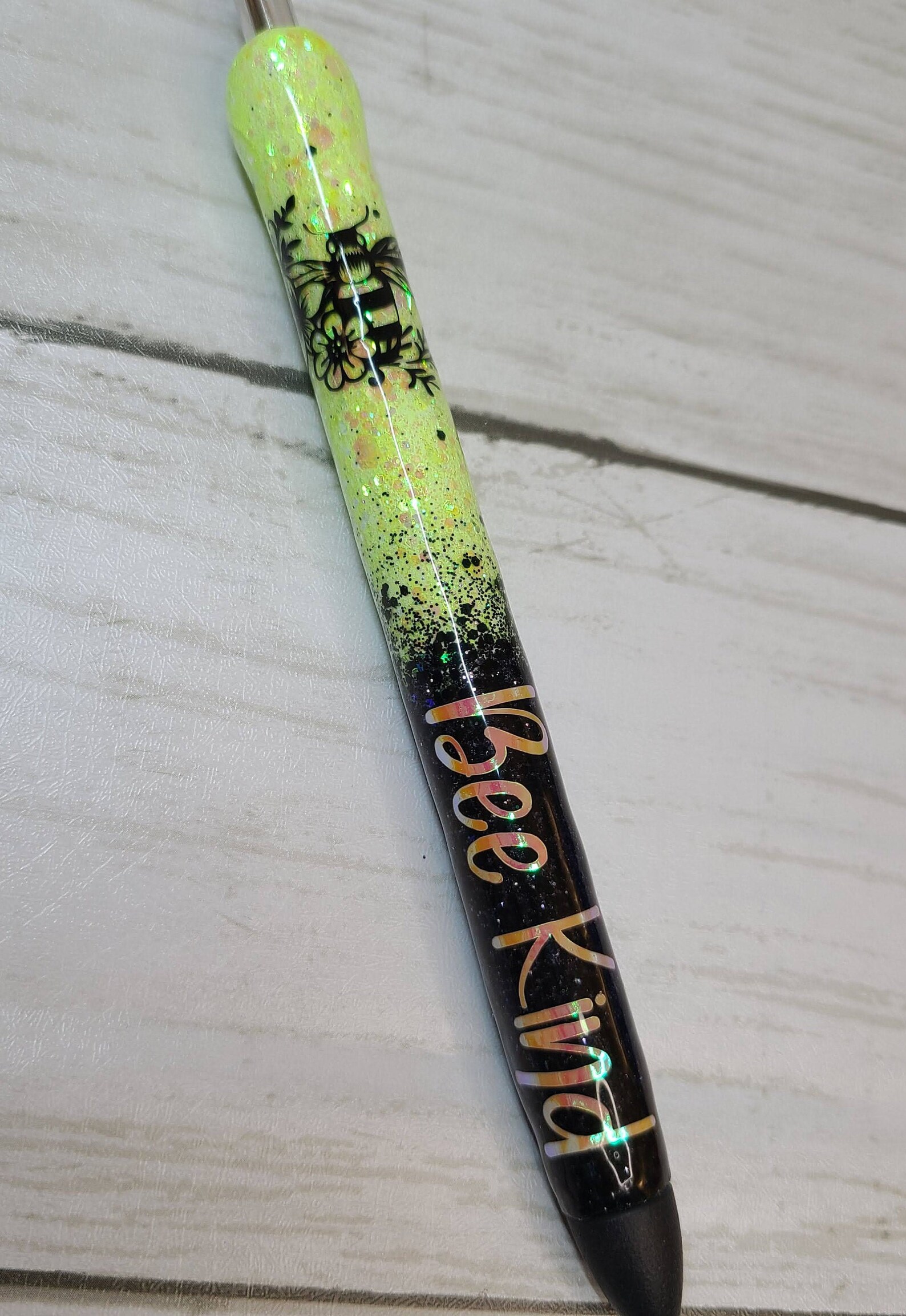 Bee Kind Glitter Inkjoy Gel Pen Glow-in-the-dark Pen | Etsy Glow In The Dark Gel Pens