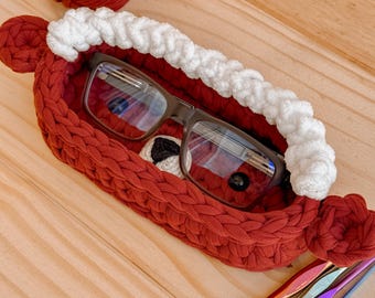 Crochet Sheep Eyeglass Holder Pattern: Beginner-Friendly PDF (US Terms)