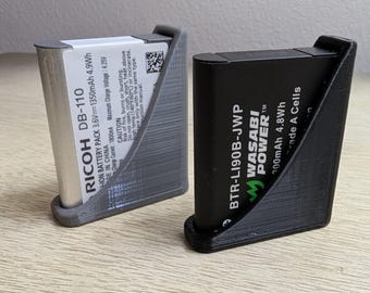 Ricoh GR III / Iiix - Dual Battery Holder With Magnetic Lock