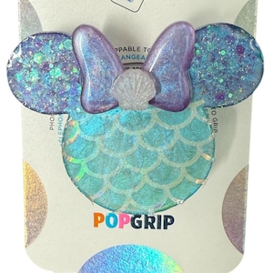 Mermaid mouse head phone grip