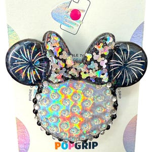 Epcot inspired mouse head phone grip