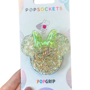 Groene glitter opaal druzy muis-hoofdtelefoongrip