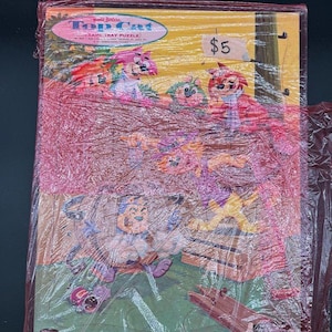Vintage 1961 Hanna-Barbera Top Cat Puzzle – Whitman Frame Tray Puzzle – TV Cartoon Collectible