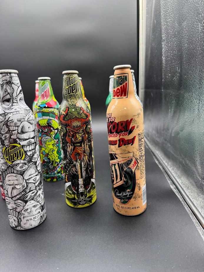 ヴィンテージ マウンテンデュー アルミボトルコレクション – 限定版 