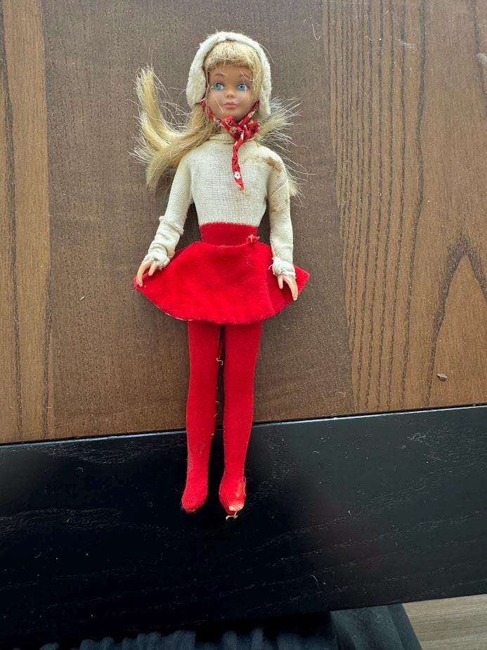 ドラマチック ニュー リビング スキッパー バービー 箱 Vintage