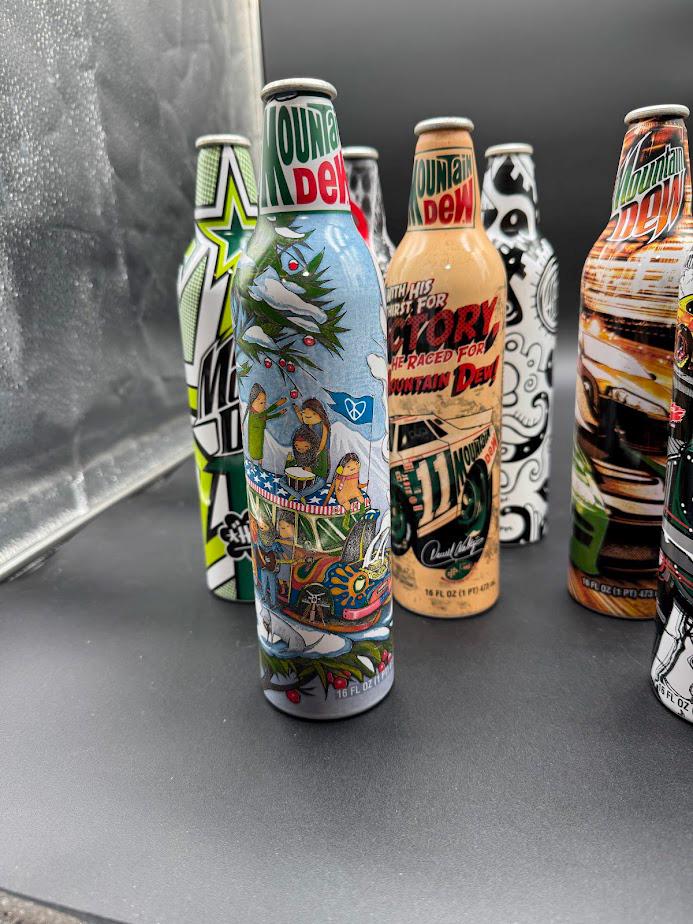 ヴィンテージ マウンテンデュー アルミボトルコレクション – 限定版 