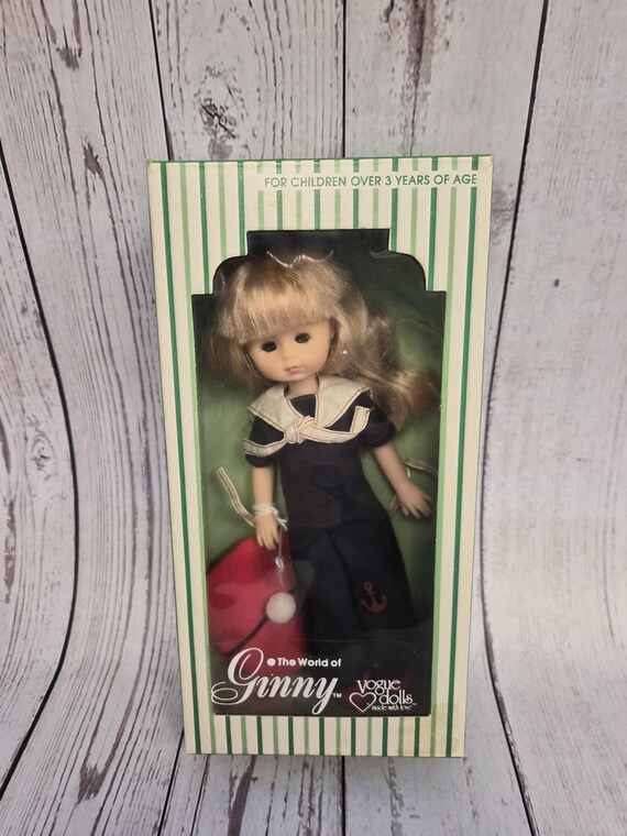 Vintage Ginny ビンテージ・スターター・セットVogue Dolls Vintage Vogue Ginny Doll – Sailor Outfit, Original Box, 1980s