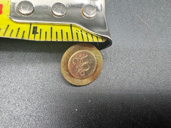 Victorian Monogram “E” Lapel Button or Stud | Ant… - image 4