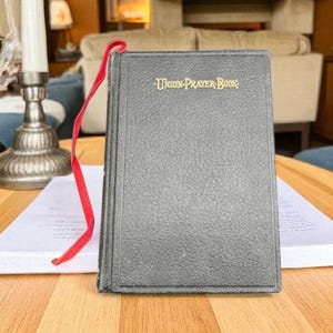 1962 Union Prayer Book II for Jewish Worship – Newly Revised Edition – C.C.A.R. Black Faux Leather with Red Ribbon
