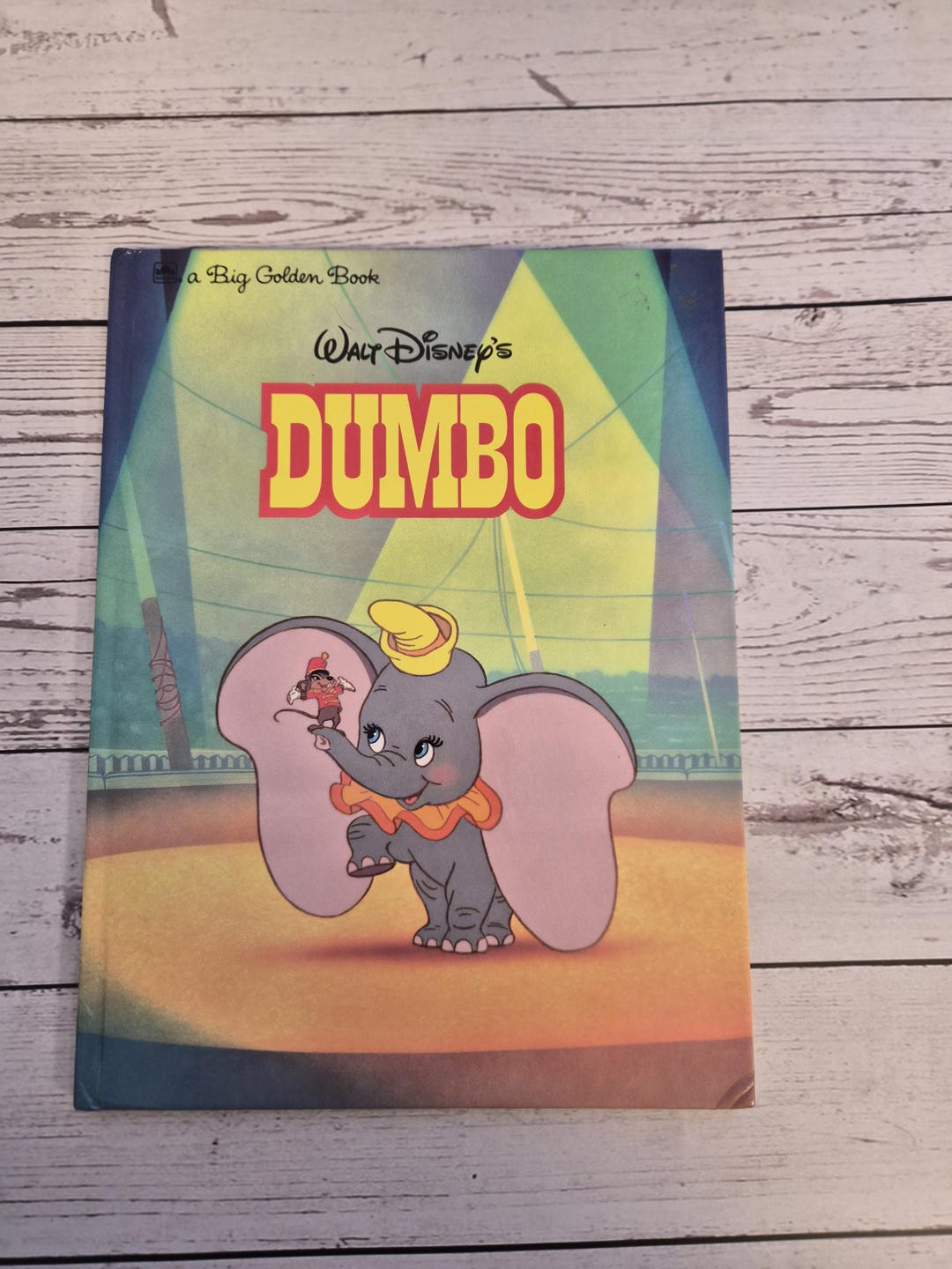 ヴィンテージディズニーのダンボブック - 1980年代のビッグゴールデン