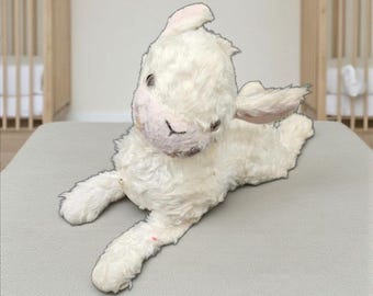 【Daisy さま】antique sheep ❀ イースターの羊さん Vintage Daisy Mccall Plush Lamb With Zipper Storage – 1950s