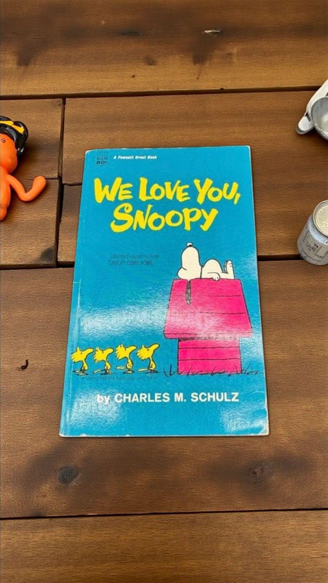 Vintage Snoopy Comic Book, We Love You, 1972 Peanuts Paperback - Etsy