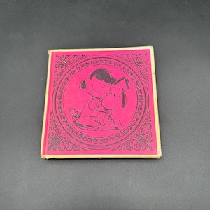 1963 Happiness is a Warm Puppy by Charles M. Schulz – Early Peanuts Hardcover Gift Book – Snoopy & Charlie Brown Collectible