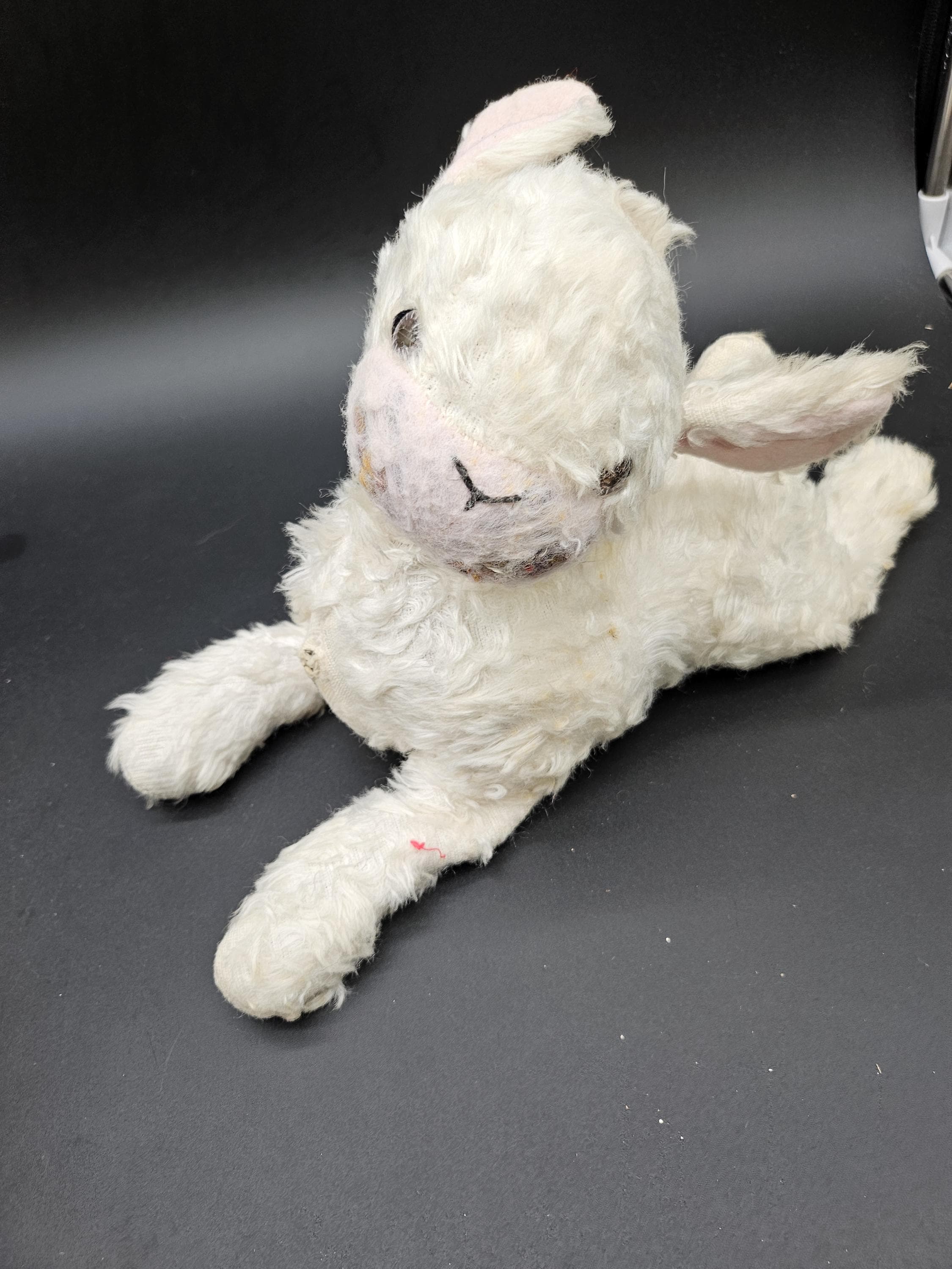 【Daisy さま】antique sheep ❀ イースターの羊さん Vintage Daisy Mccall Plush Lamb With Zipper Storage – 1950s