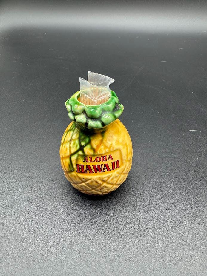 ヴィンテージパイナップルつまようじホルダー – アロハハワイお土産