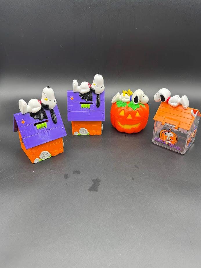 ヴィンテージ ピーナッツ スヌーピー ハロウィン フィギュア セット
