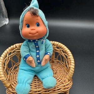 ビンテージ 1973年 Itsy Bitsy Beans 赤ちゃん ソフビ 人形