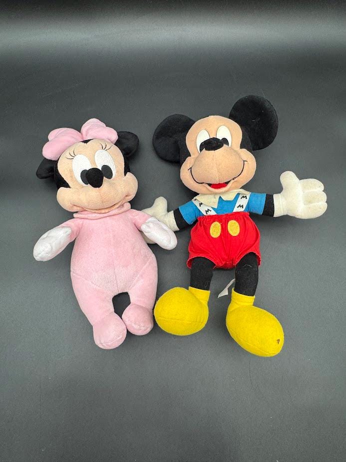 80s mickey plush - Etsy 日本