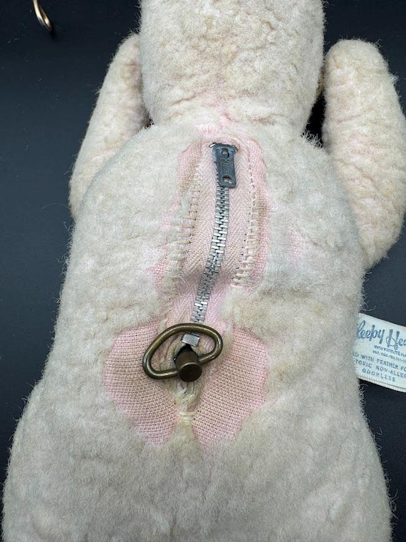 Vintage Knickerbocker Rubber Face Baby Doll, Wind-up Music Box Toy