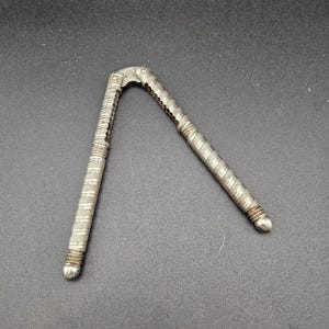 Vintage Folding Metal Nutcracker – Mid-Century Alligator Jaw Design – Barware & Kitchen Collectible
