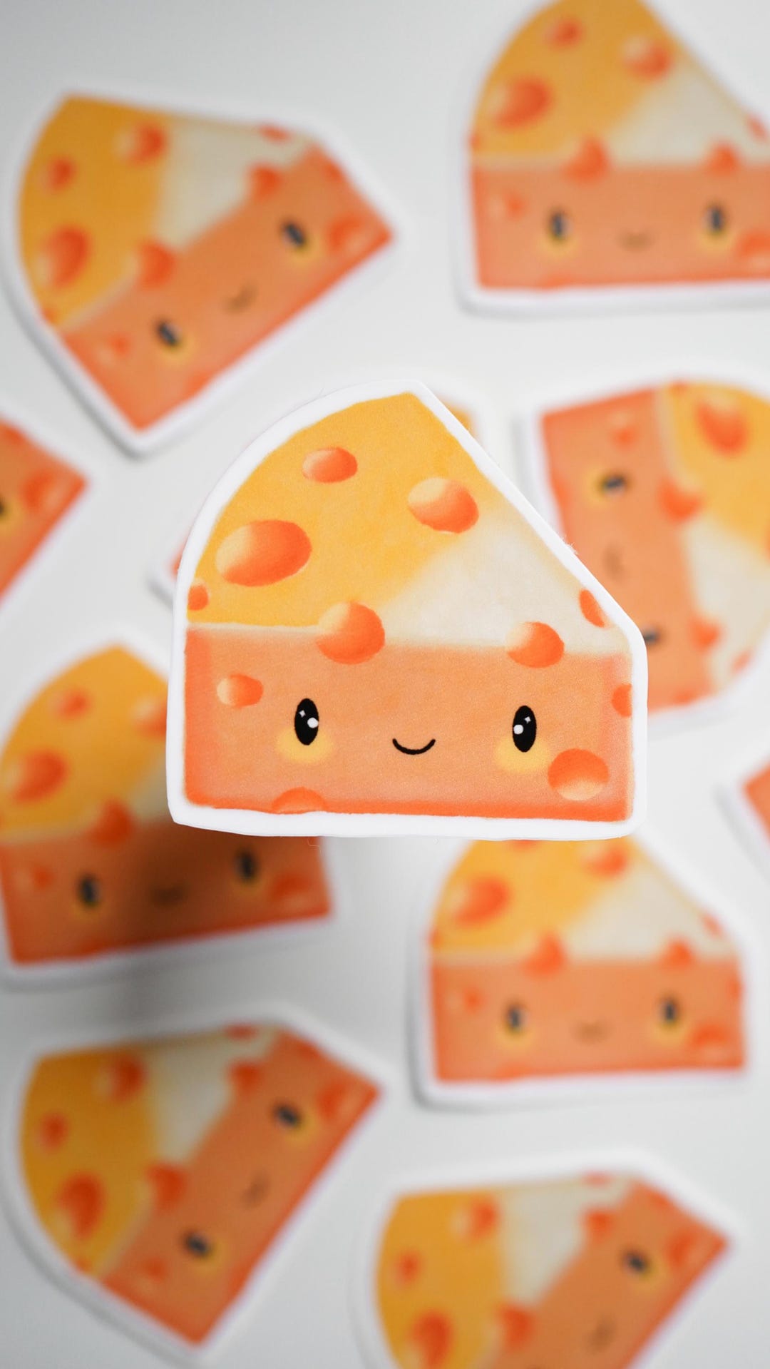 Cheese Sticker | Cute Food Vinyl Sticker - Etsy