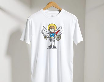 St Michael the Archangel Shirt | Catholic T Shirt | Christian Gift for Men Women | Saint Apparel | Religious Shirt | Faith Based Tee