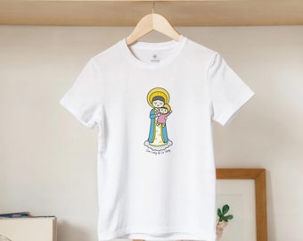 Our Lady of La Vang Kids Shirt | Vietnamese Catholic Youth T Shirt | Virgin Mary Kids Tee | Christian Gift for Boys Girls | Religious Shirt