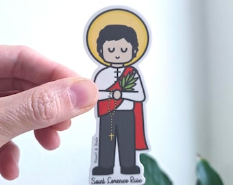 Saint Lorenzo Ruiz, Patron of Philippines & Filipinos, Saint Sticker Gift