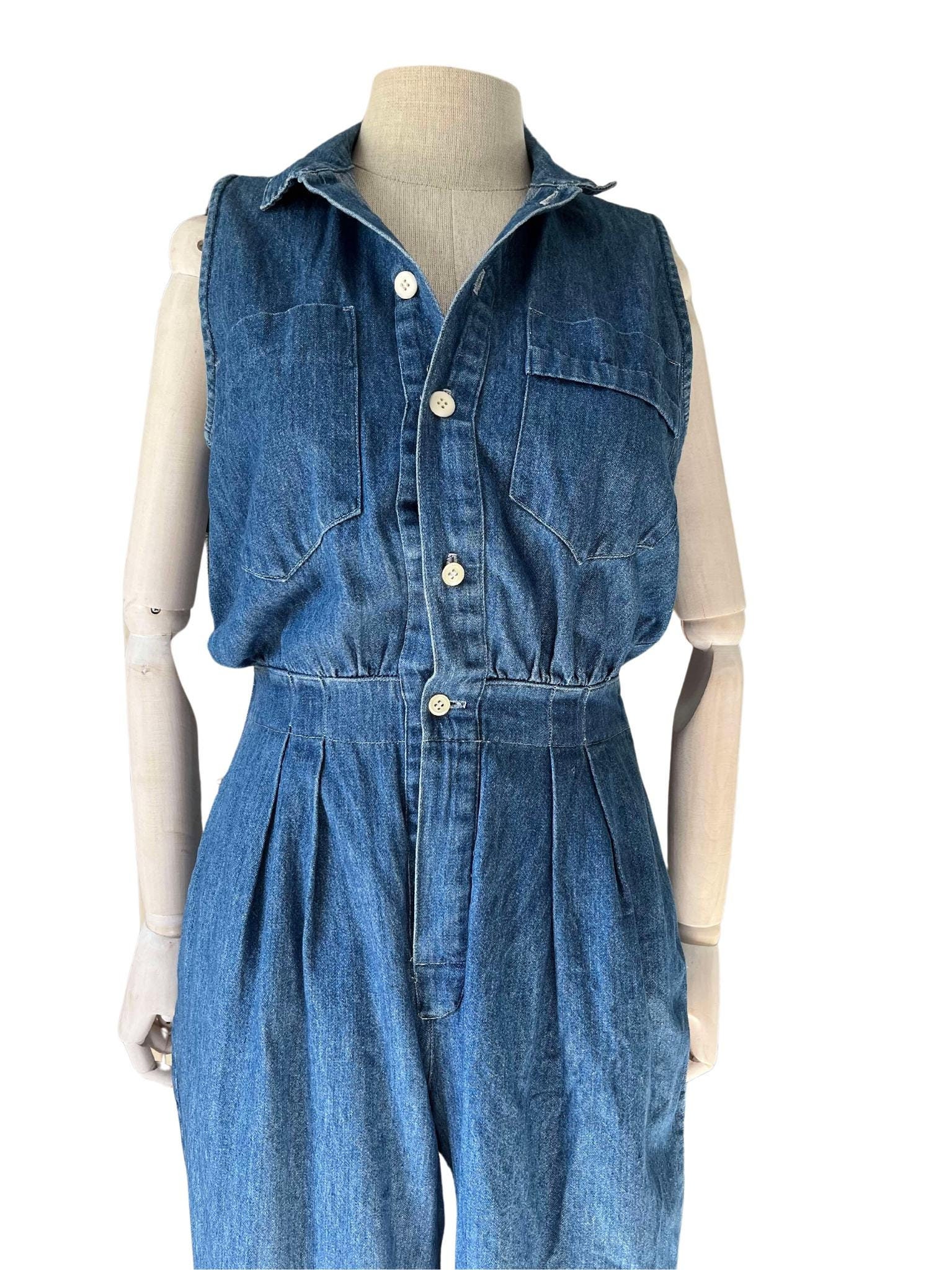 【KOOLOSET】[6oz] Vintage Work Denim Jumper 6oz] Vintage Work Denim Jumper (1color) - kooloset