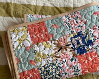 Snugglepot and Cuddlepie patchwork quilt