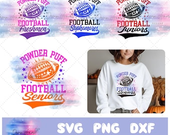 Powder Puff Football SVG Bundle | Homecoming Week Design (Digital Download)