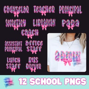 Tropical Teacher PNG Bundle: Back to School Designs (Digital Download)