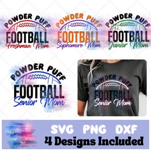 Powder Puff Football Mom SVG | Powderpuff football Bundle | Football Season Png | Homecoming week SVG | Sports Mom Design