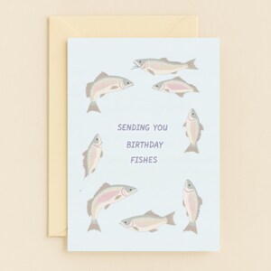 Birthday Fishes Greeting Card