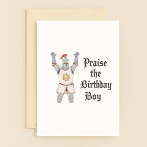 Verjaardagskaart Knight Sunshine