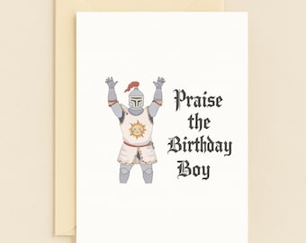 Knight Sunshine Birthday Card