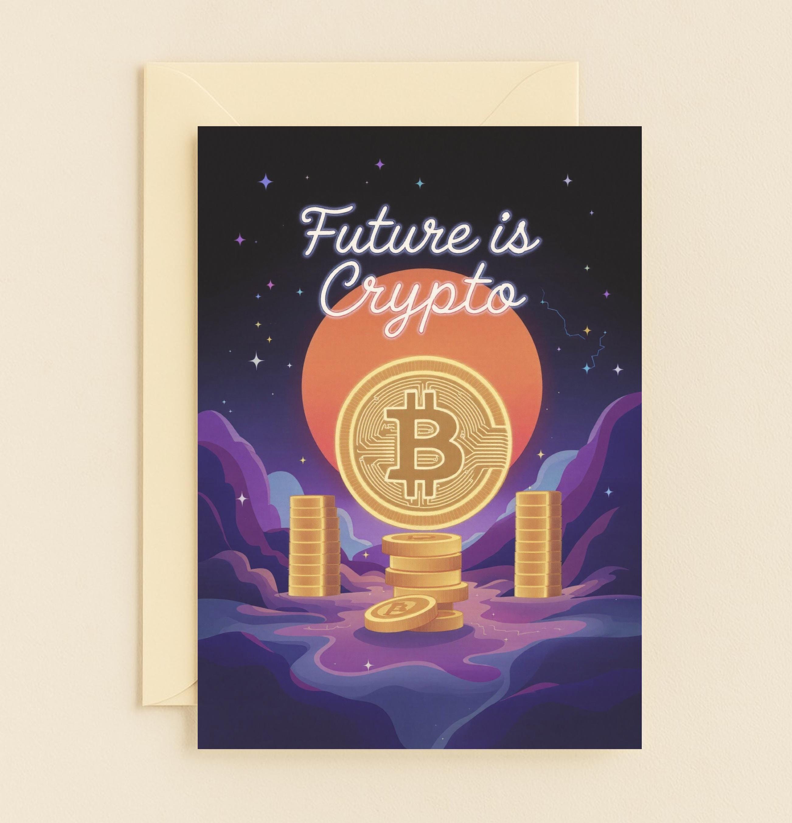 Crypto Future Card - Etsy
