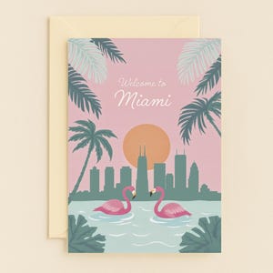 Cartão de Boas-Vindas de Miami
