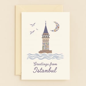 Istanbul Greetings Card
