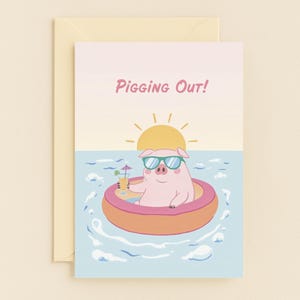 Tarjeta de verano para disfrutar de un buen rato