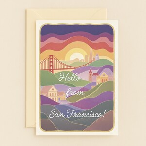 San Francisco Greeting Card
