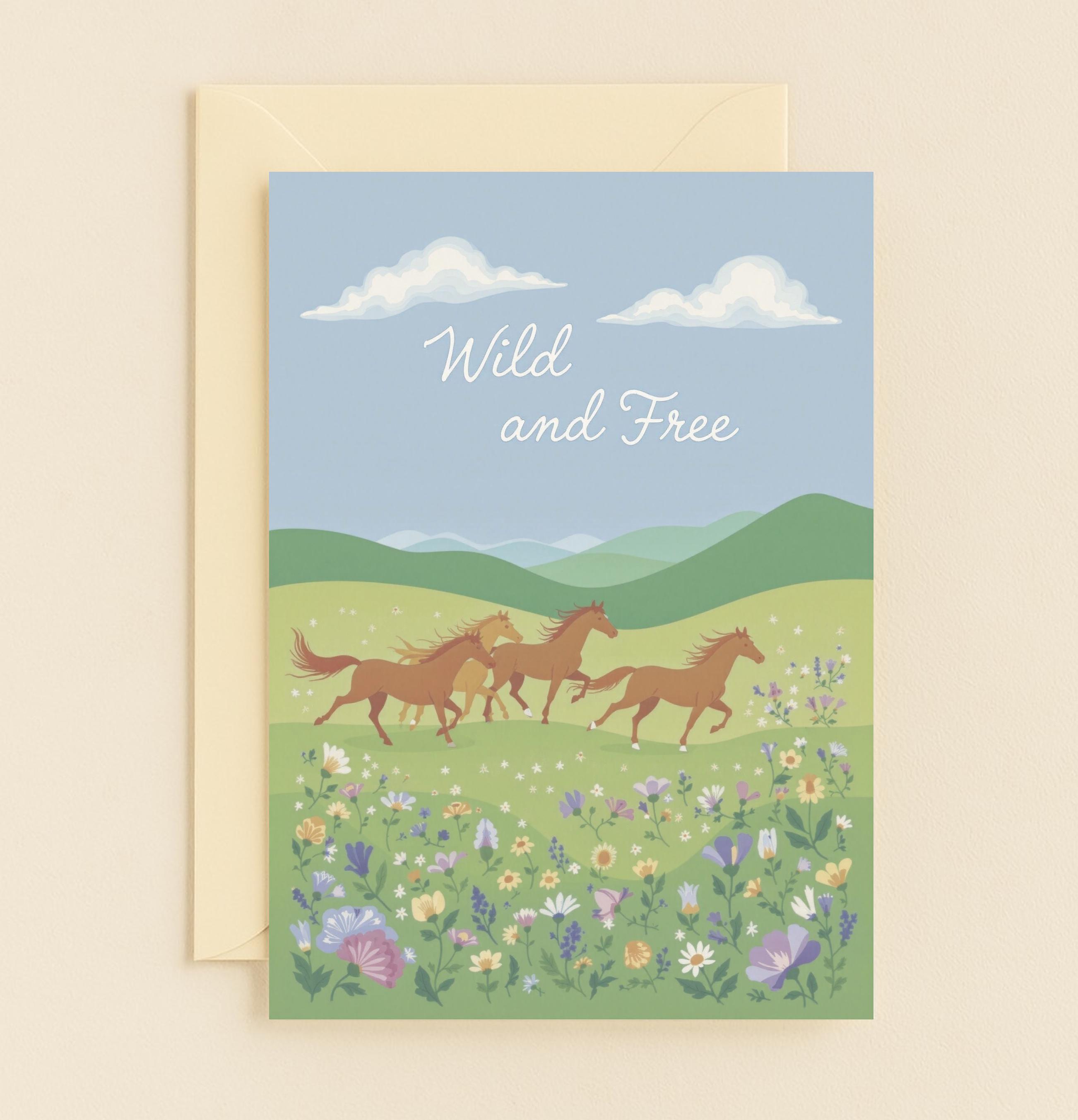Wild and Free Adventure Card