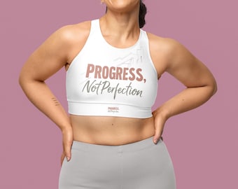 Citação motivacional PNG: Progresso, não perfeição - Design de camiseta (download digital)