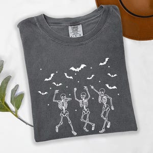 Halloween Shirt, Halloween Party Dancing Skeleton Shirt, Funny Halloween Shirt, Skeletons Happy Halloween Tshirt, Skeleton Dancing Shirt.