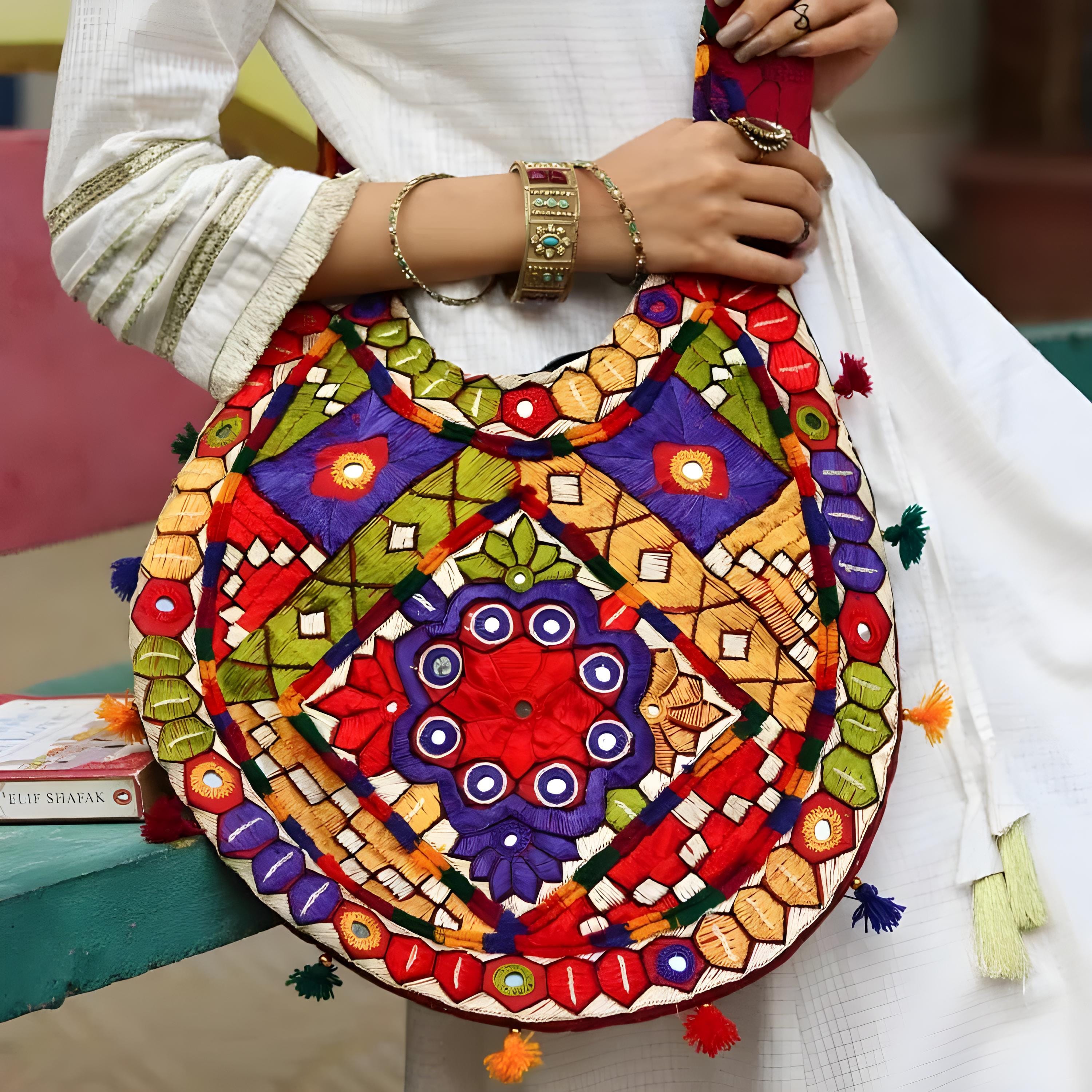 Indian Mirror Work Tribal Bag - Etsy